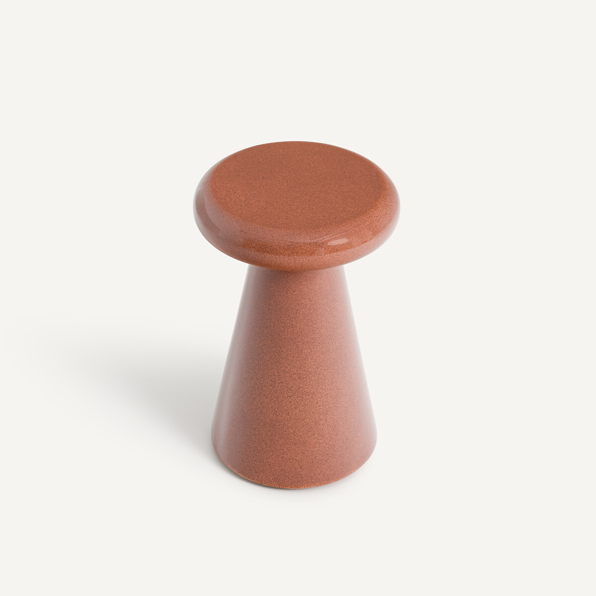 Ronde bijzettafel, Glafor steenrood, AM.PM