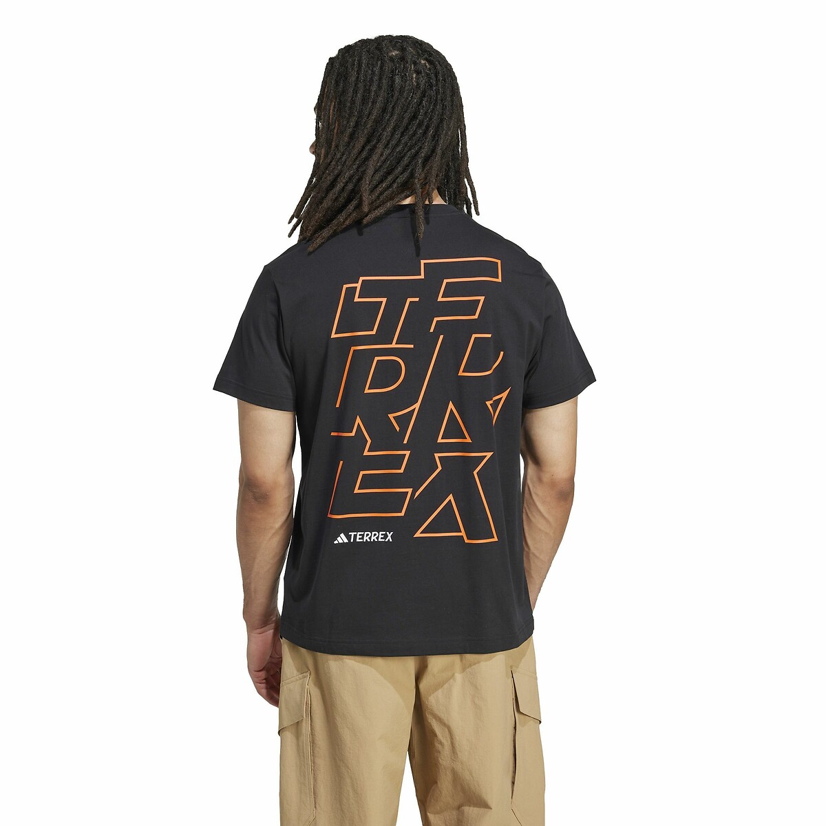 T-shirt manches courtes graphique Terrex noir, adidas Performance
