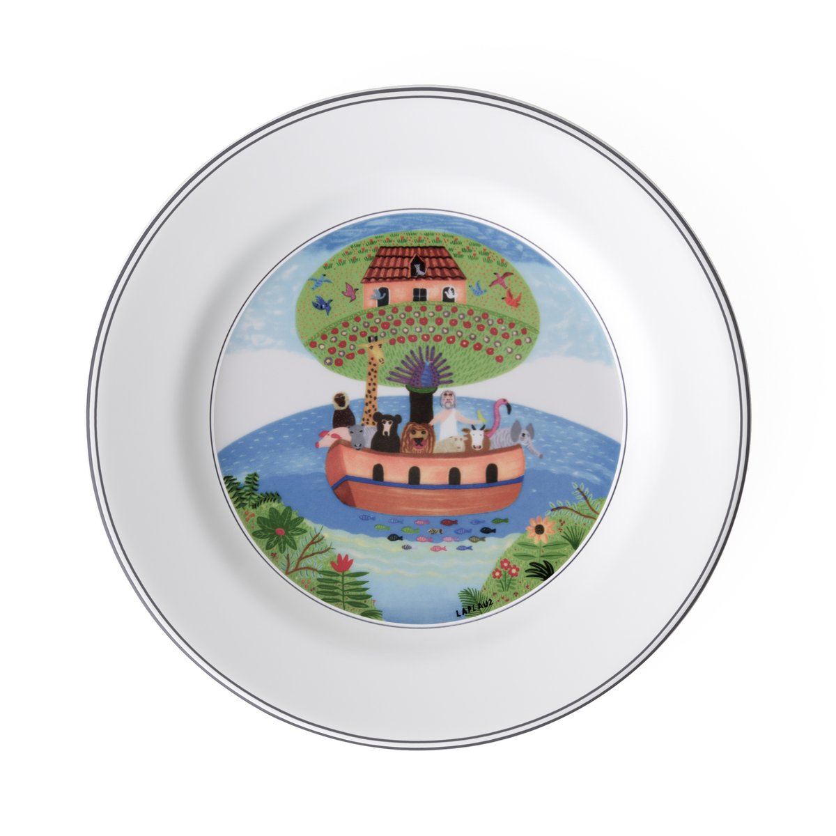 Assiette Dessert Arche De Noé DESIGN NAIF couleur unique, VILLEROY & BOCH