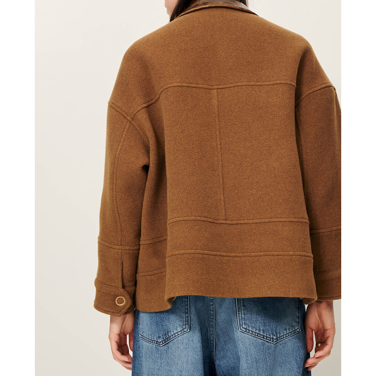 Manteau court en laine mélangée, EDFINLAY camel, SESSUN
