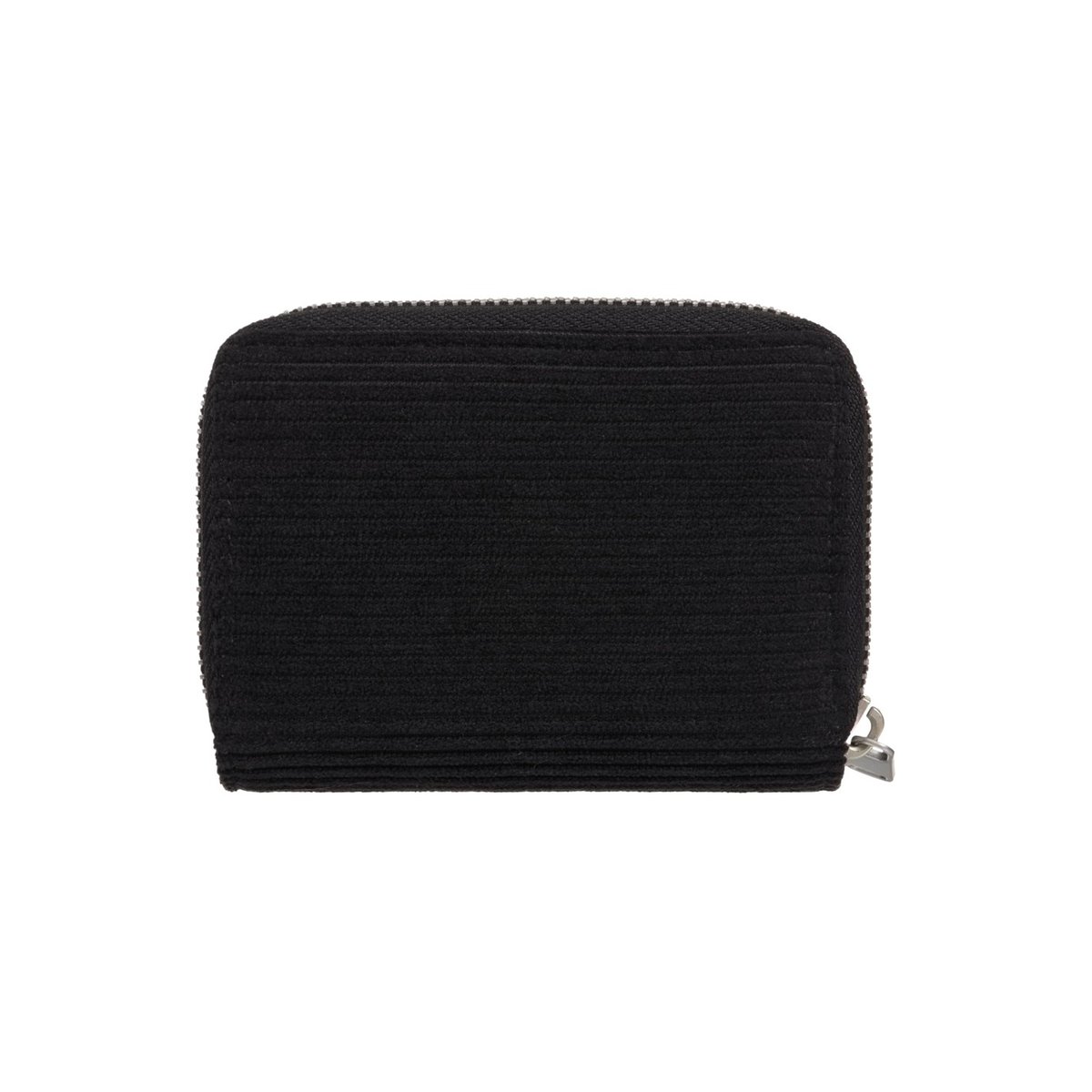 Portefeuille en velours côtelé LISETTE SOLID. noir anthracite, ROXY