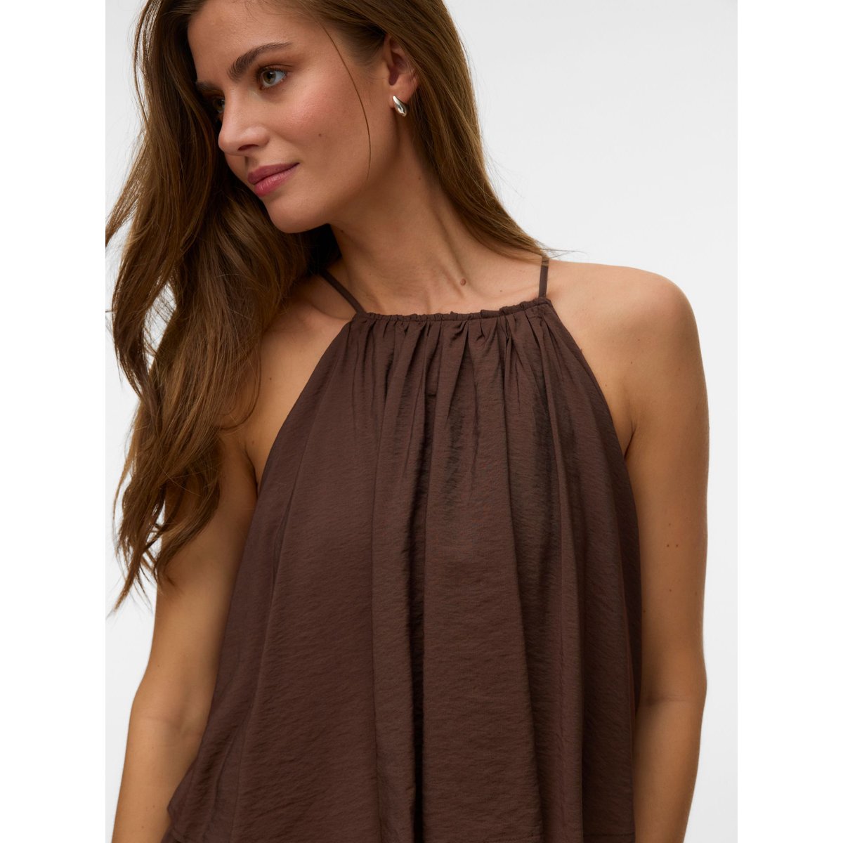 Robe marron - chocolate martini, VERO MODA