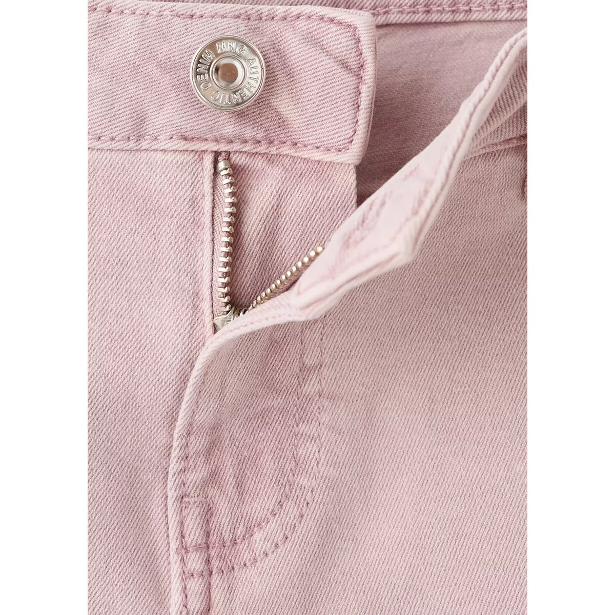 Jean flare crop rose pâle, MANGO TEEN