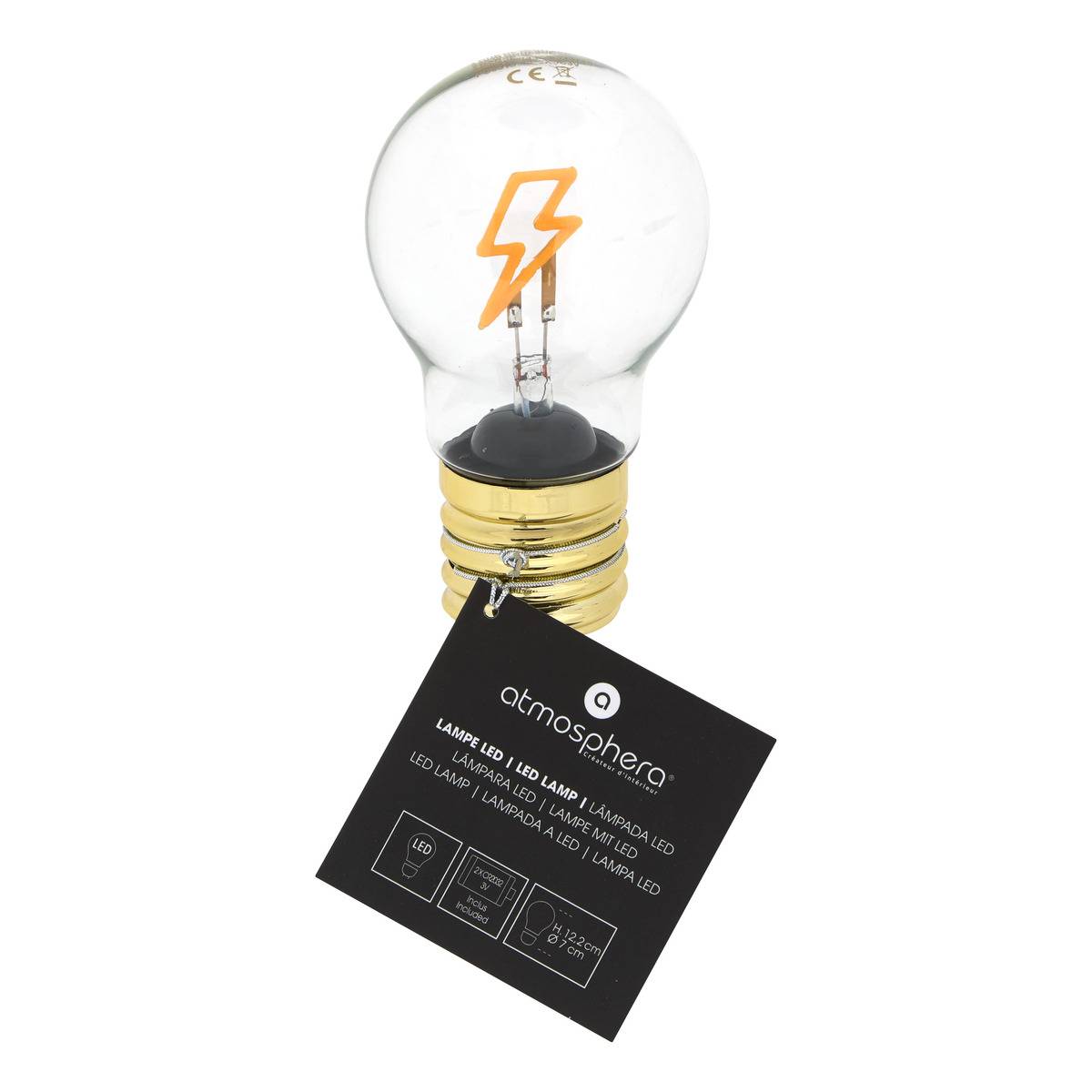 Lampe AMPOULE etoile, ATMOSPHERA