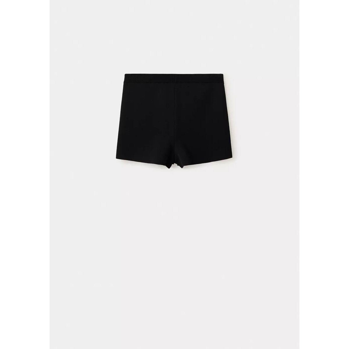 Short en maille fine noir, MANGO