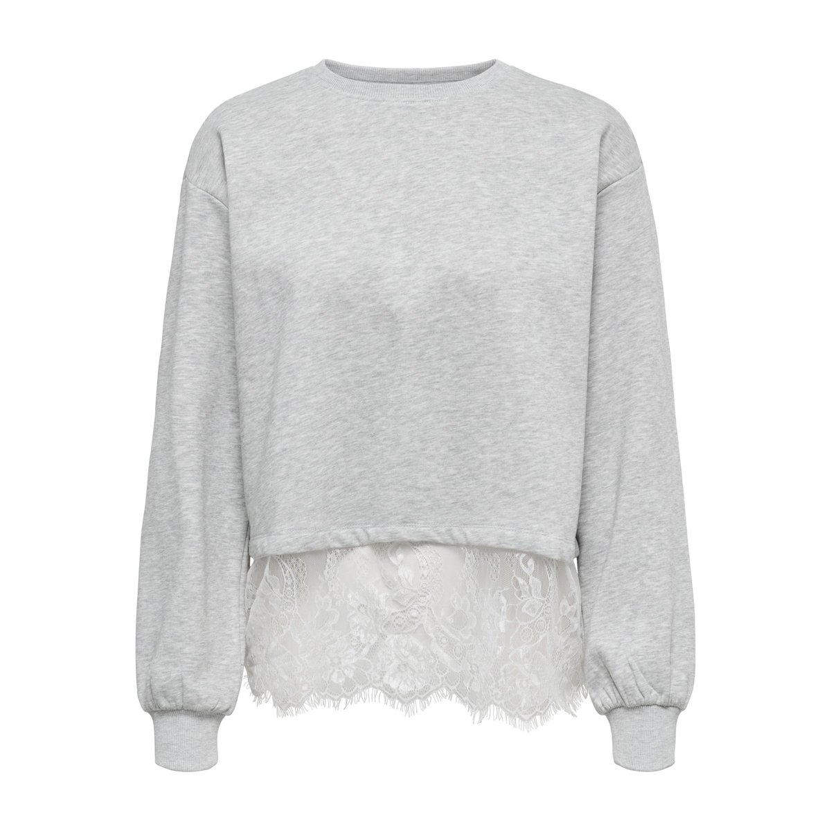 Sweat-Shirt grise - light grey melange, ONLY