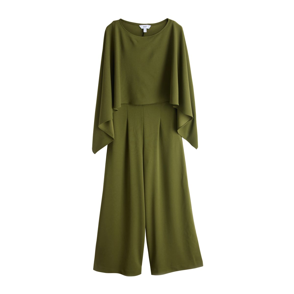 Combi-pantalon en jersey effet cape vert, NEXT