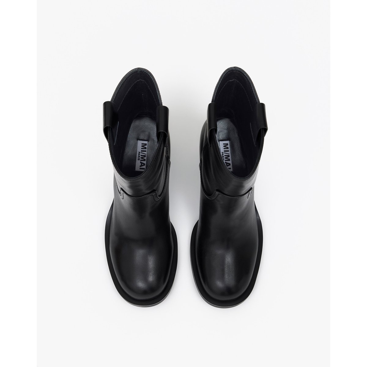 Bottines à talon bloc JONAS noir, MI MAI