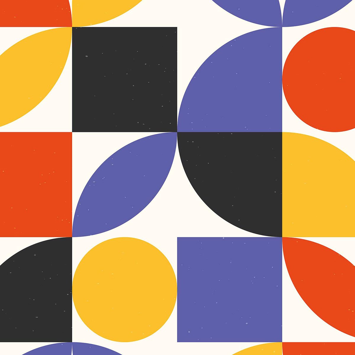 Papier peint, funky bleu, HEXOA