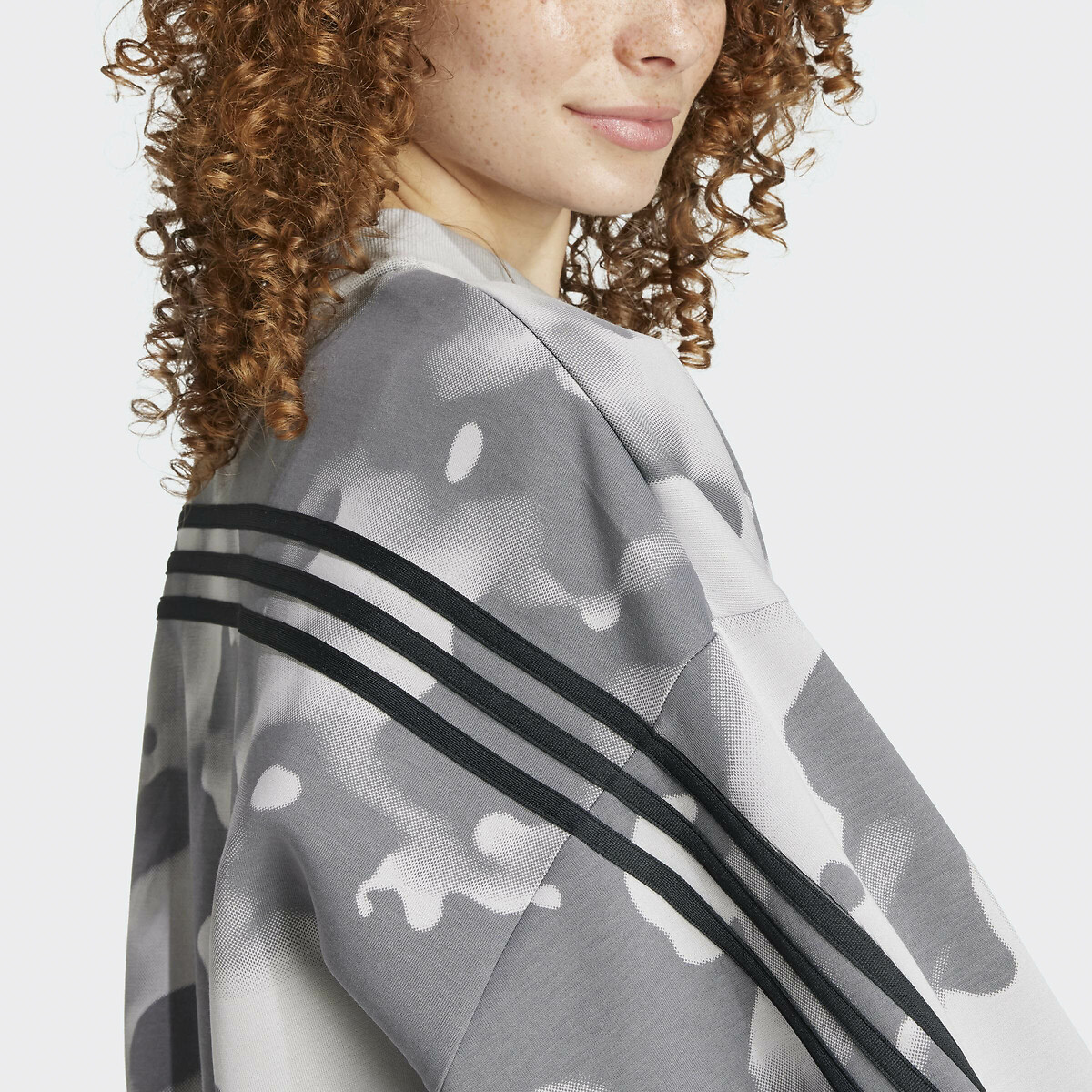 Future Icons 3-Stripes Sweatshirt in Cotton Mix grey, ADIDAS SPORTSWEAR