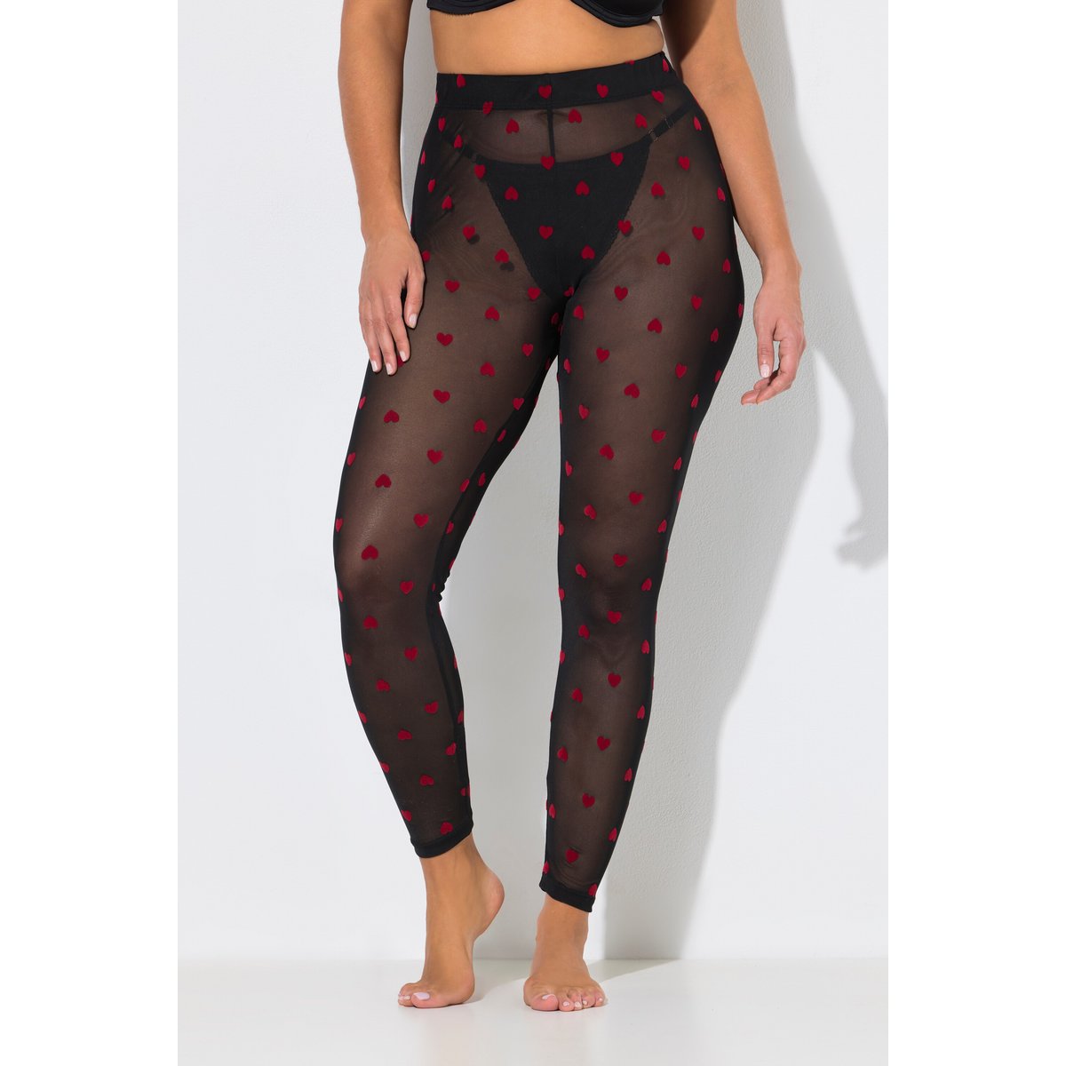 Legging en maille noir, ULLA POPKEN