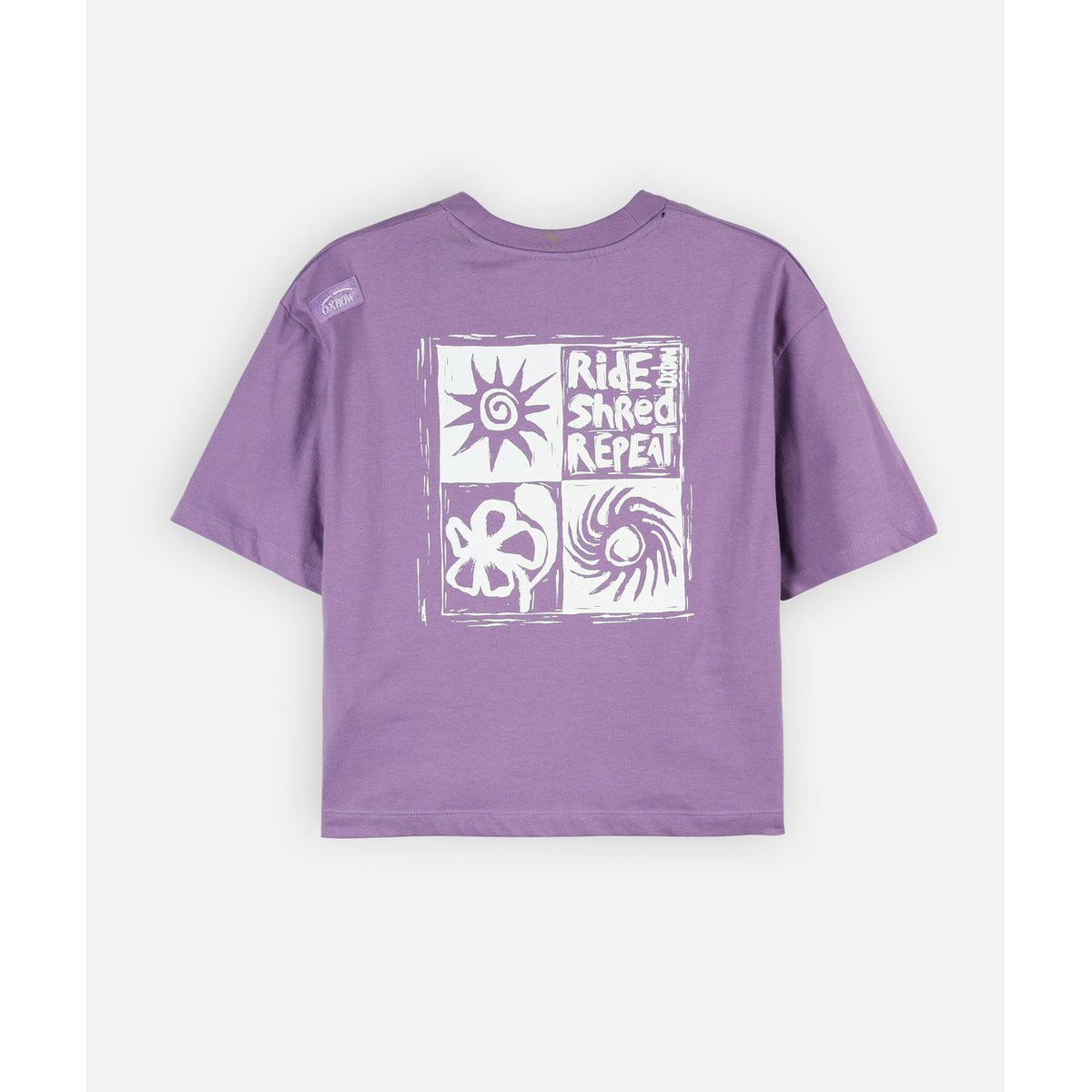 Tee-shirt manches courtes BRODYFLO purple haze, OXBOW