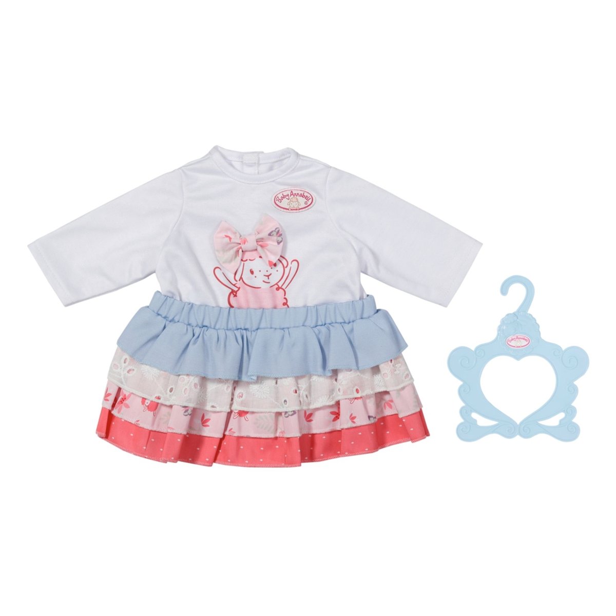 Baby Annabell Ensemble avec Jupe pour poupée 43 cm multicolore, ZAPF CREATION