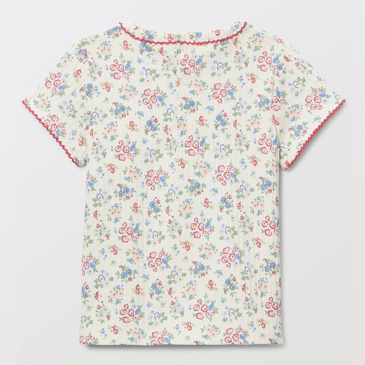 T-shirt manches courtes imprimé en coton BIO GOTS naturel, BOUT'CHOU