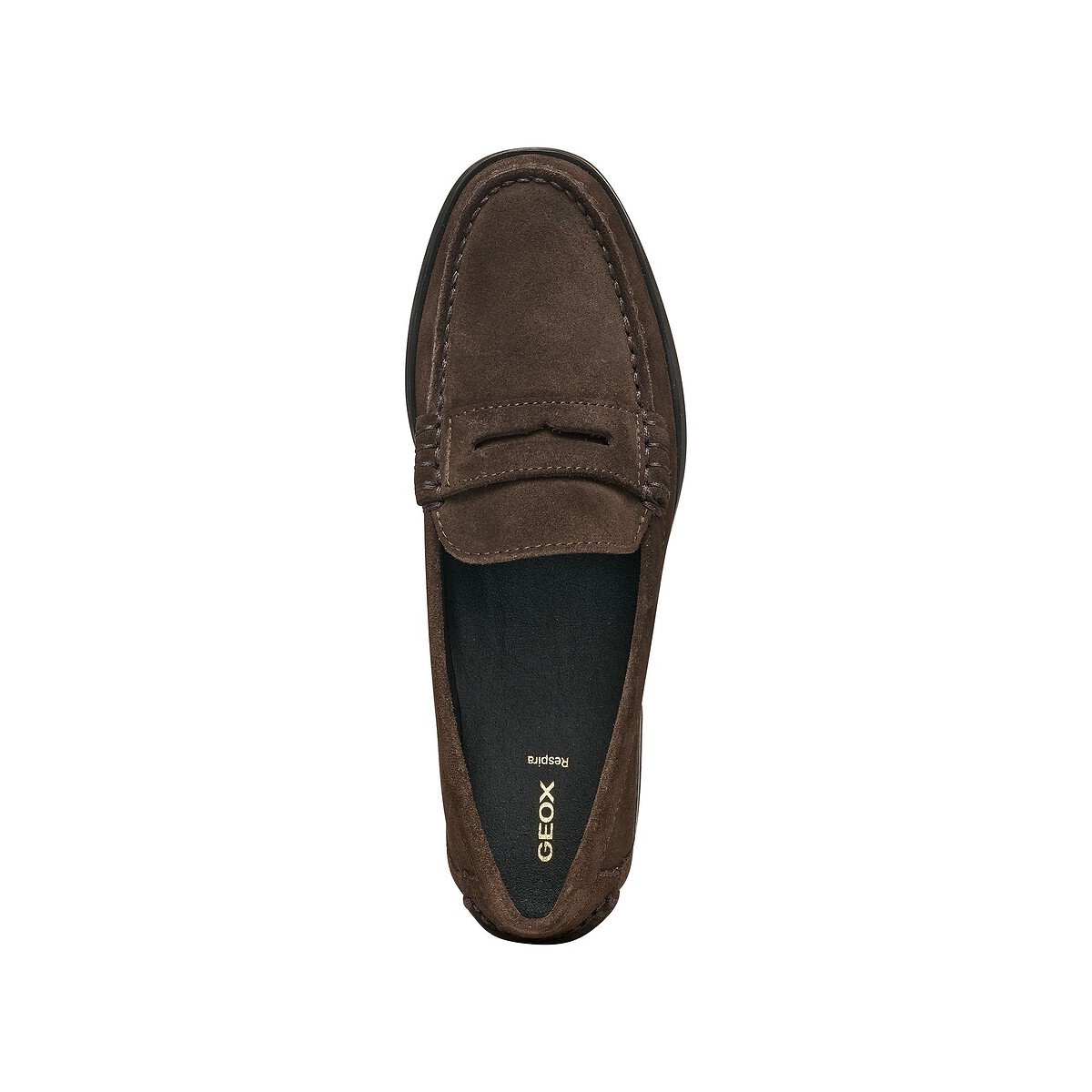Noemen Suede Loafers chocolate brown, GEOX