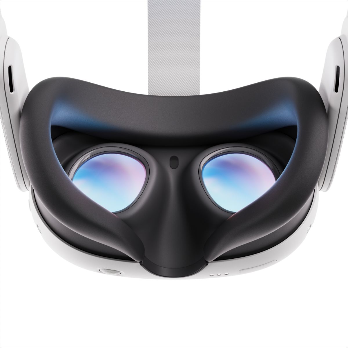 Interface faciale Quest 3 en silicone couleur unique, META