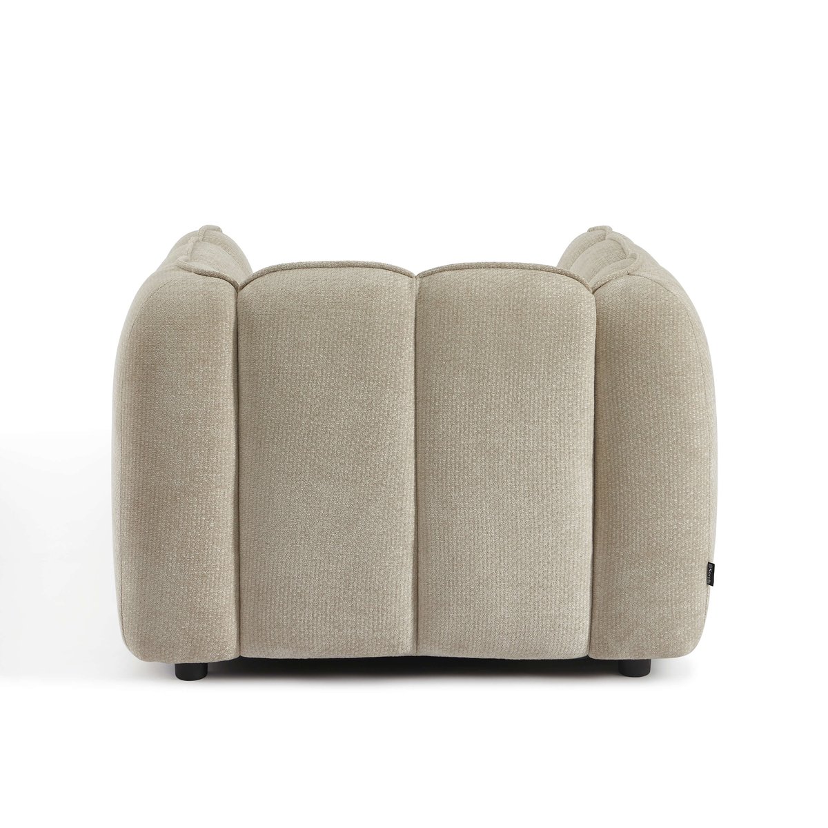 Fauteuil 1 place en tissu MATILDA beige, SORELH