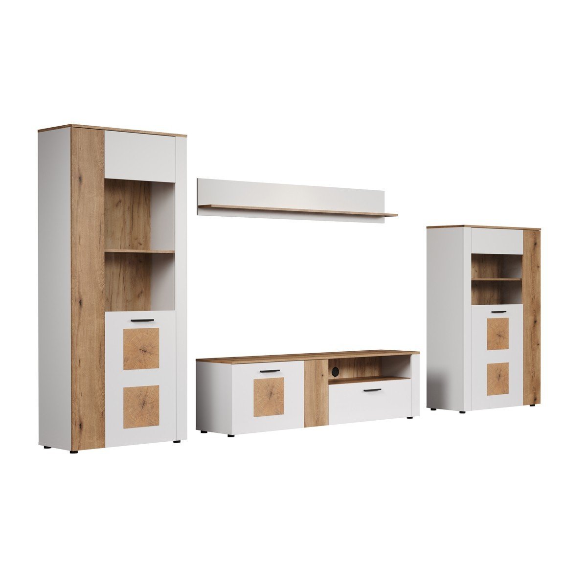 Etagère murale avec 1 tablette L170 cm - VITORIA blanc, CALICOSY
