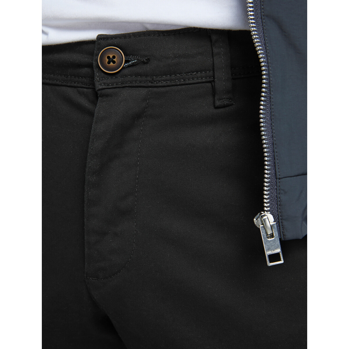 Pantaloni chino slim Marco nero , JACK & JONES