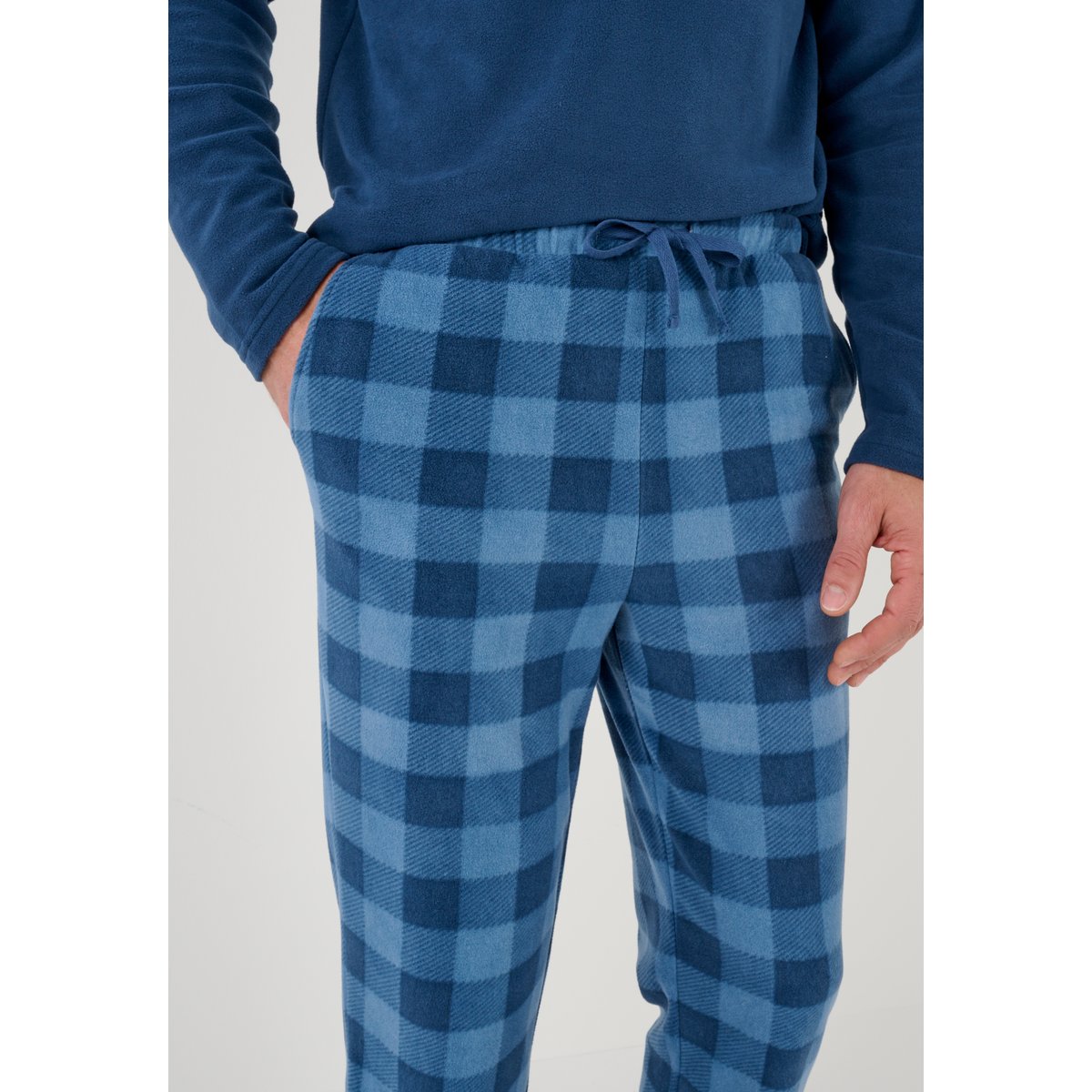 Pyjama maille polaire Thermolactyl bleu marine, DAMART