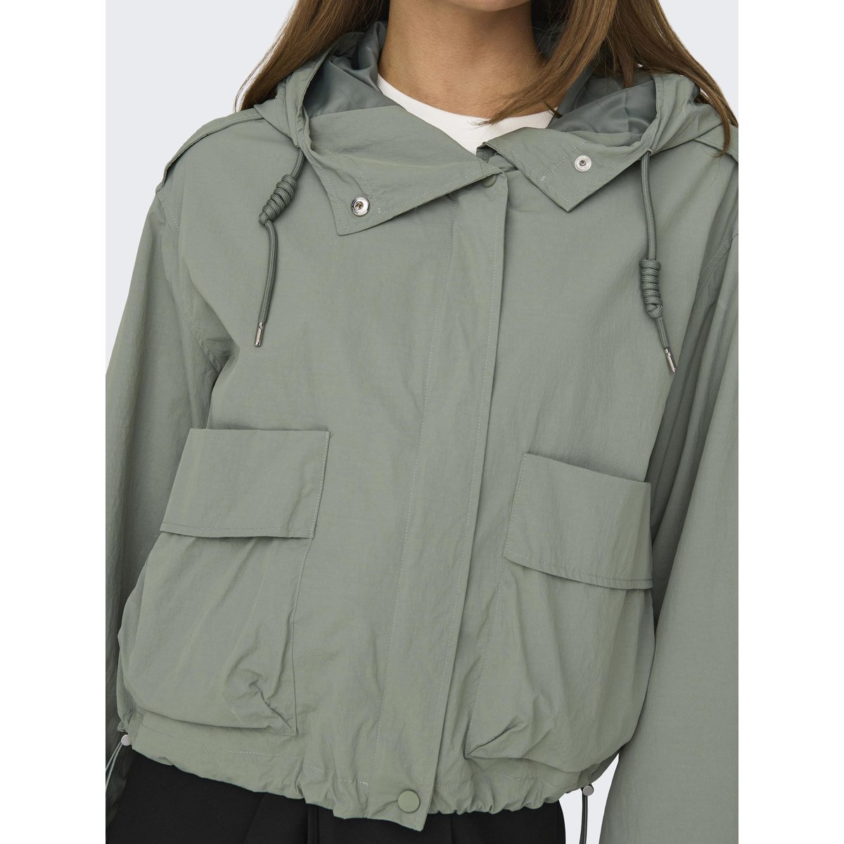Parka Longue hedge green, ONLY