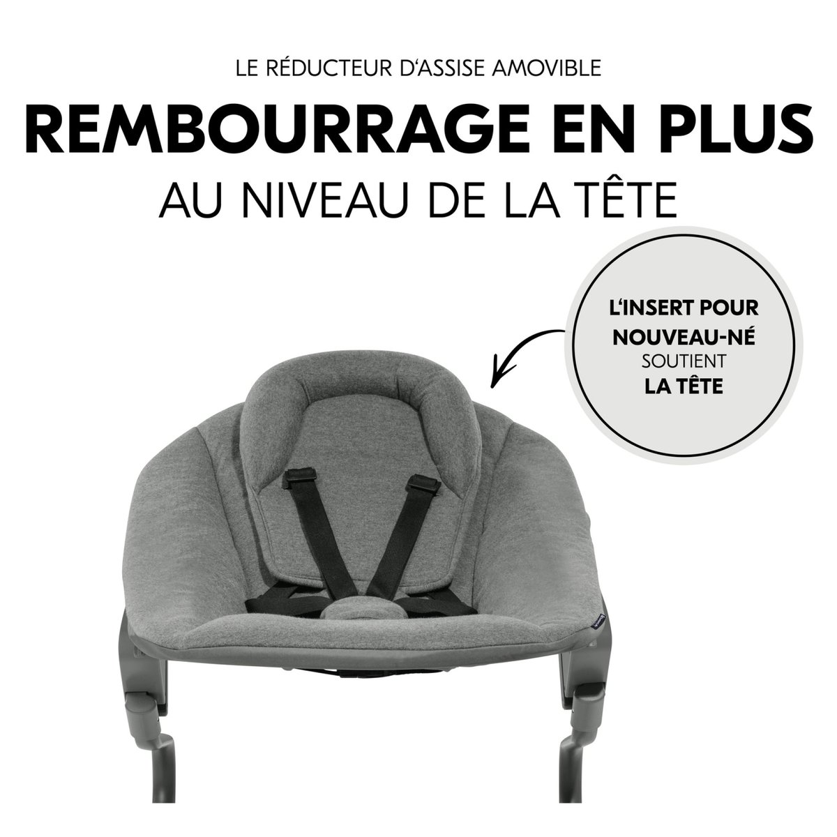 Transat Alpha Bouncer Premium gris, HAUCK