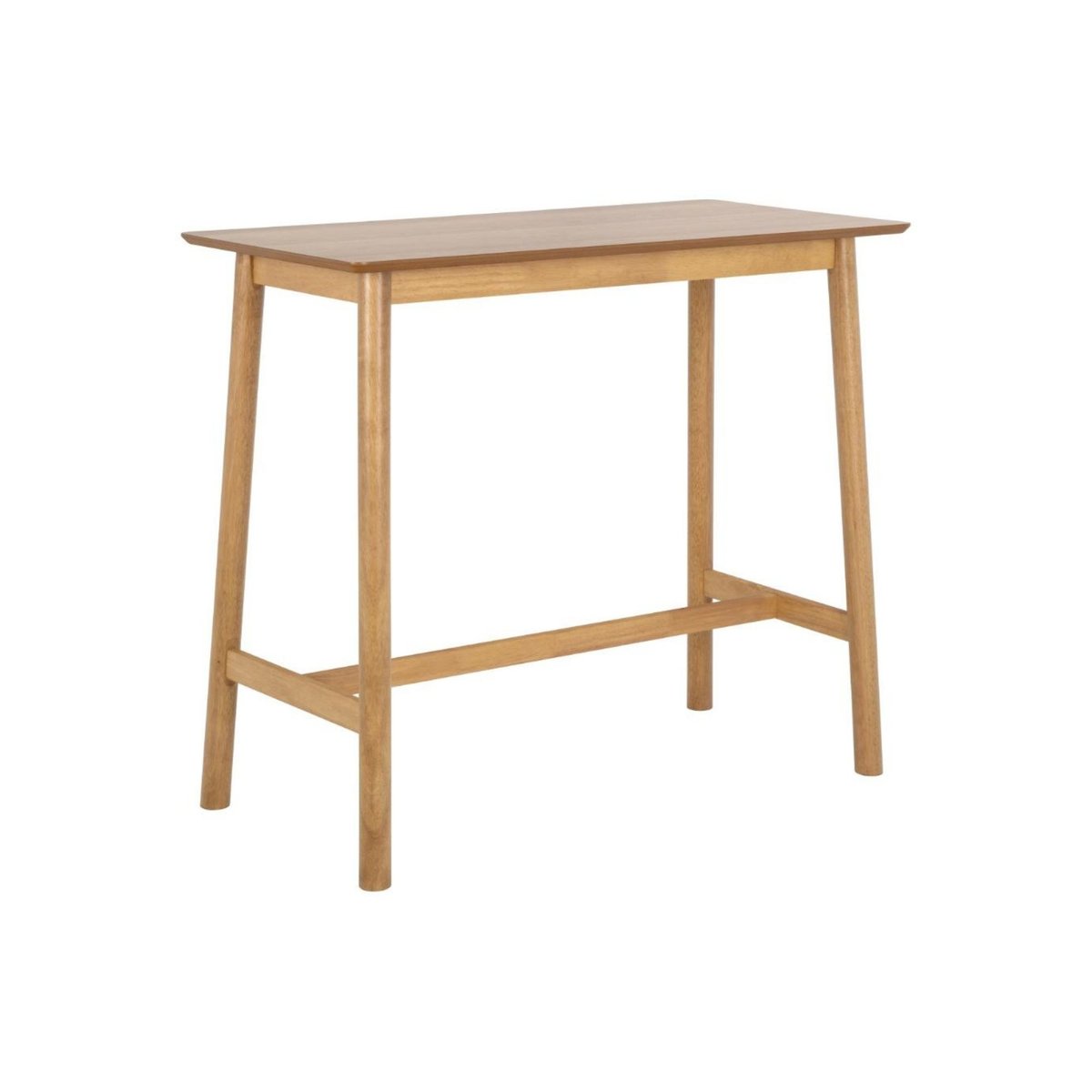 Table de bar en bois naturel 4 places L120 - IZIA bois clair, HELLIN, DEPUIS 1862