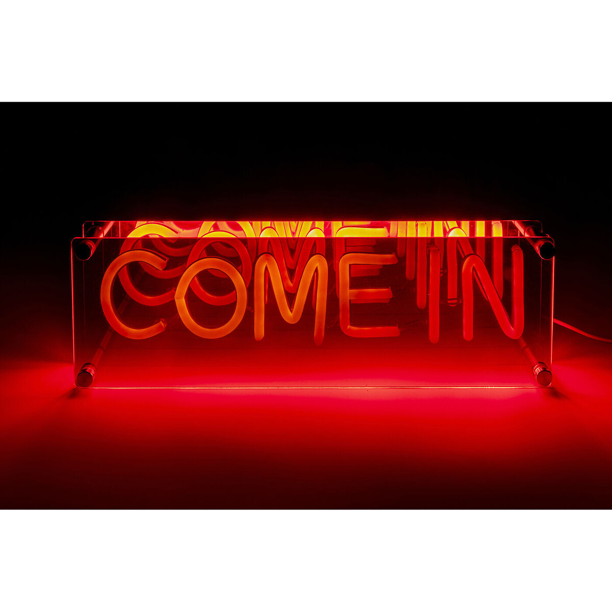 Lampe à poser LED Font COME IN rouge, KARE DESIGN