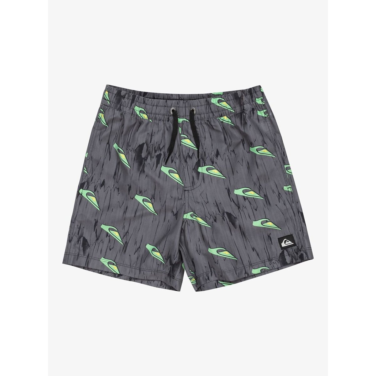 Short de bain imprimé noir/vert, QUIKSILVER