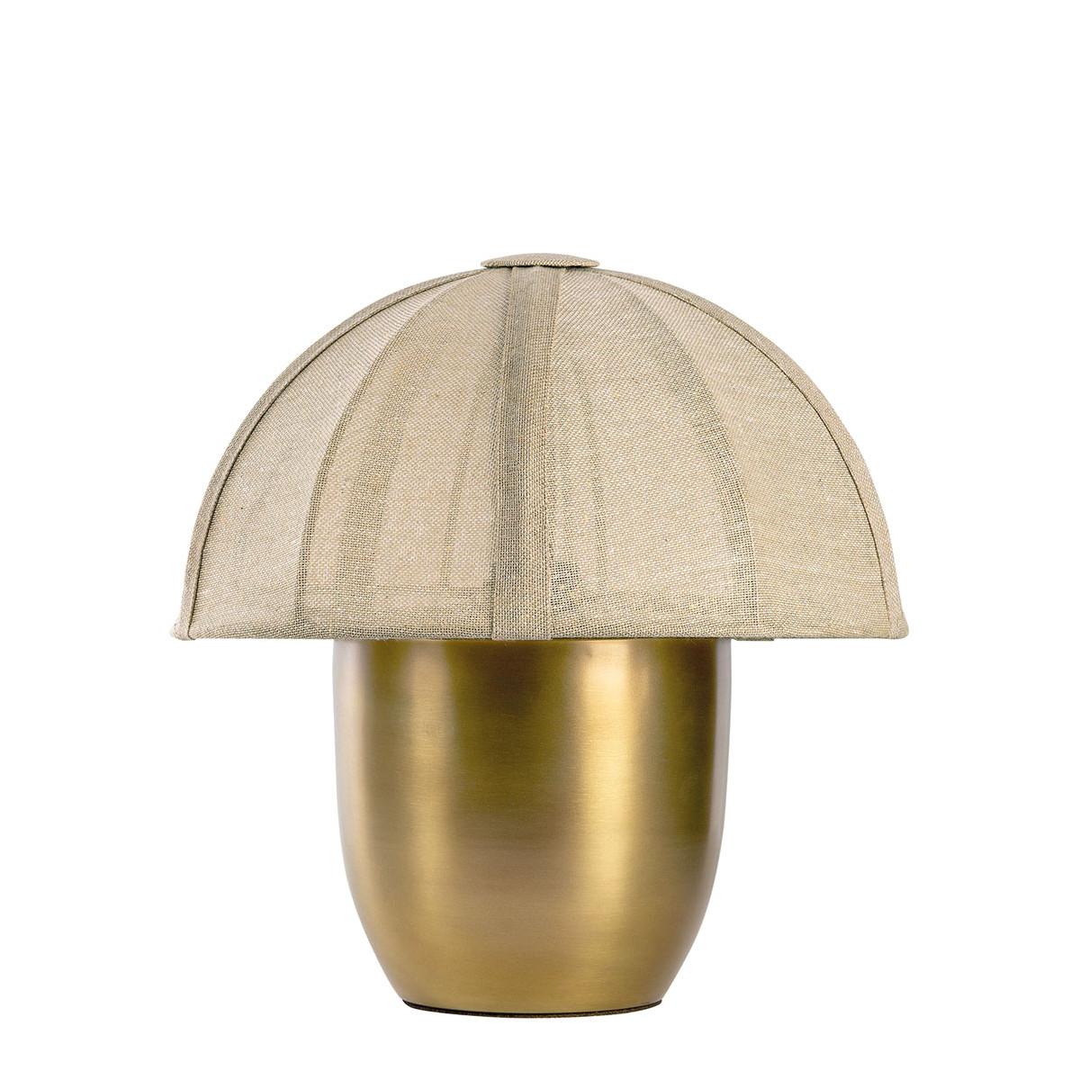 Lampe HÉLOÏSE métal et AJ tissu v300233, BLANC D’IVOIRE