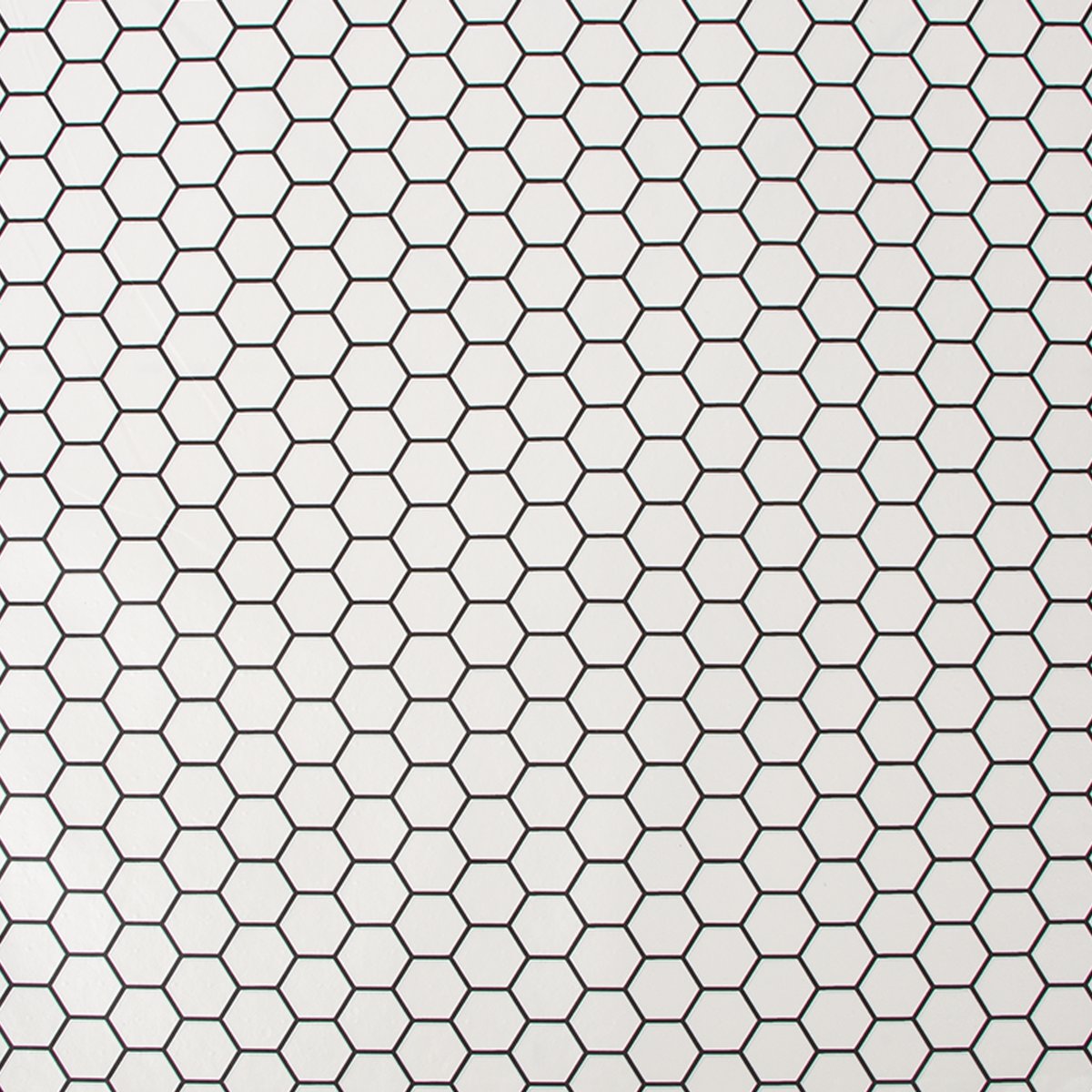 Papier peint Hexagone Mini Geo blanc/noir, BOUTIQUE