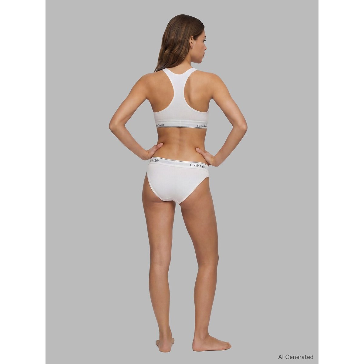 Set van 2 ICON COTTON MODAL bralettes wit + lichtroze, CALVIN KLEIN UNDERWEAR