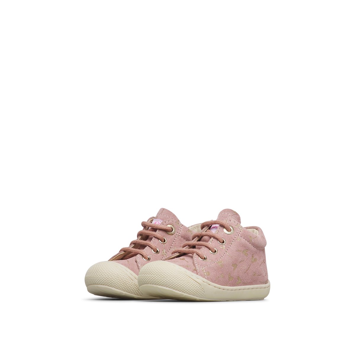 Chaussures premiers pas en suède COCOON rose-, NATURINO