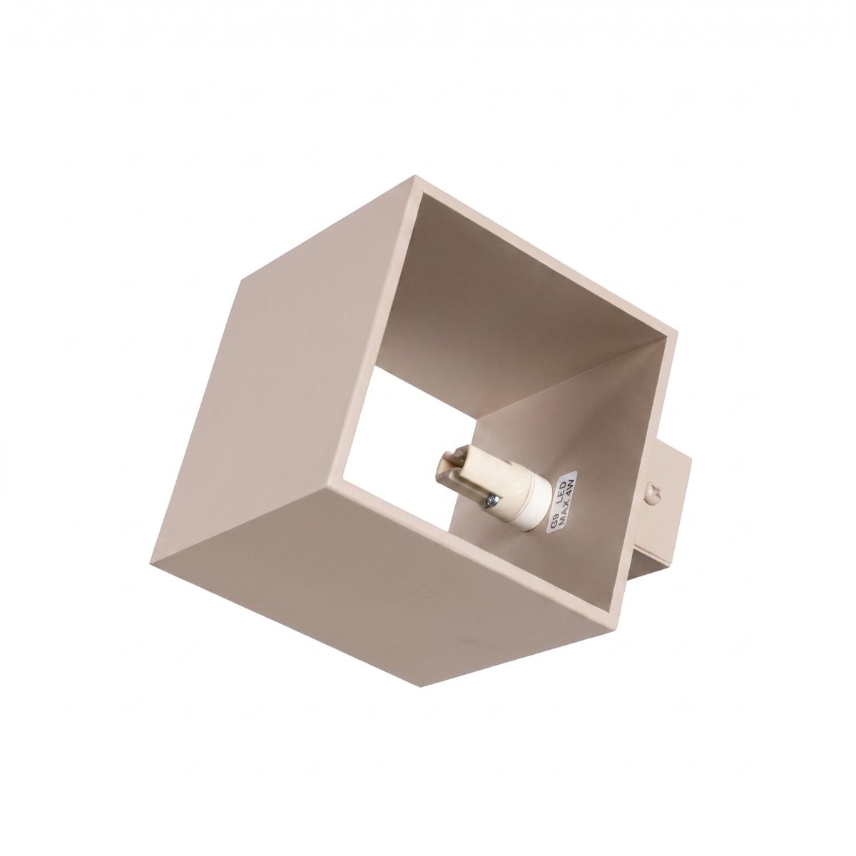 Applique murale Aluminium Taupe G9 1 Quad taupe, EDEN