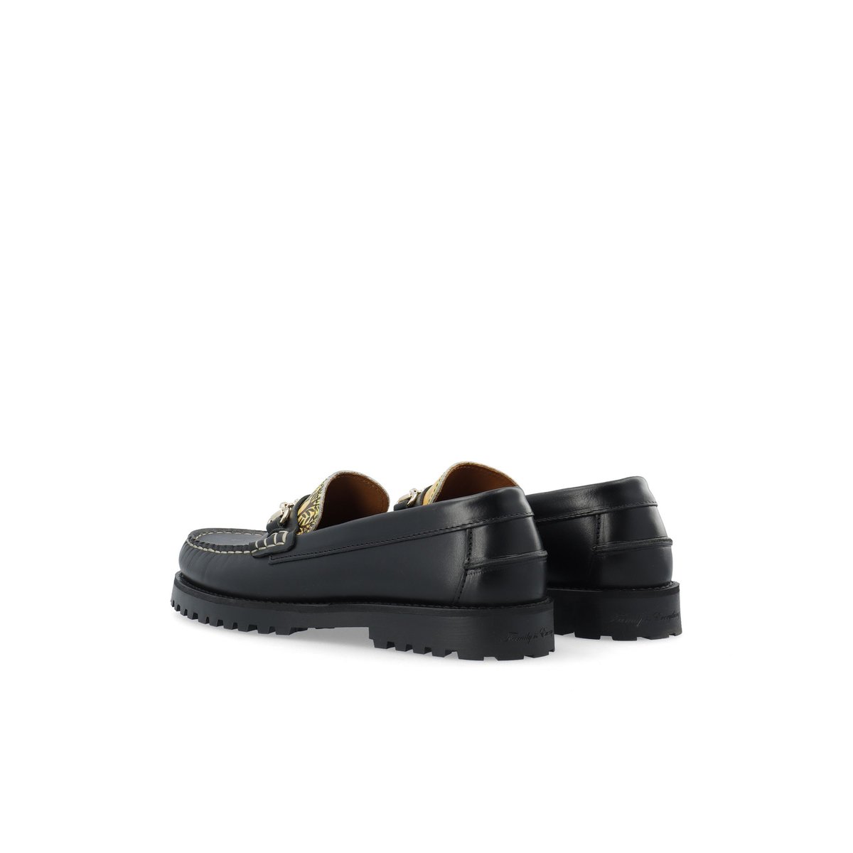 Mocassins black1, BIANCO