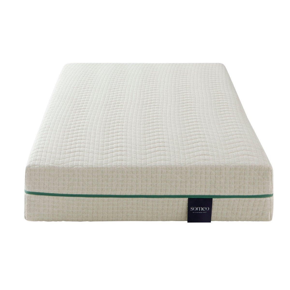 Housse naturelle de remplacement pour matelas Aube 700 ecru, SOMEO