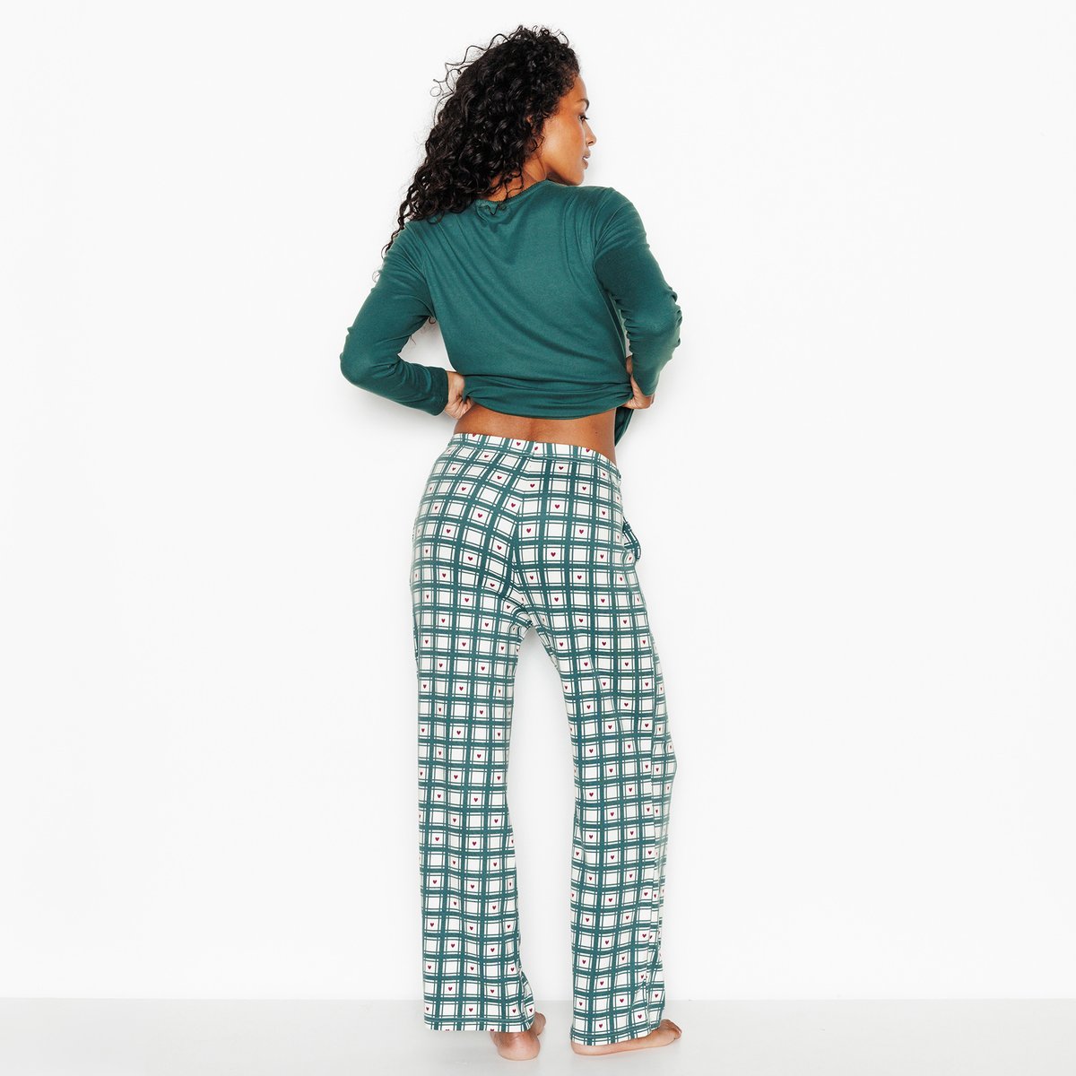 Pantalon pyjama JOLISA multico vert, ROUGEGORGE LINGERIE