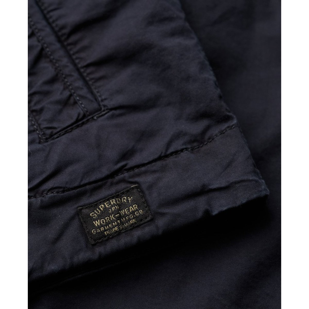 Blouson Harrington classique bleu marine éclipse, SUPERDRY