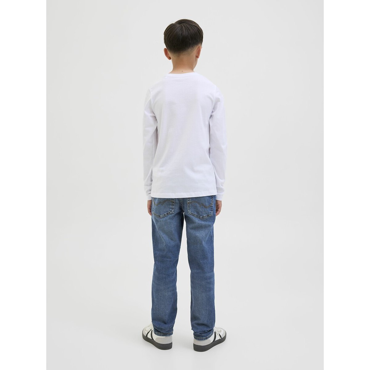 Jeans slim blu denim, JACK & JONES JUNIOR