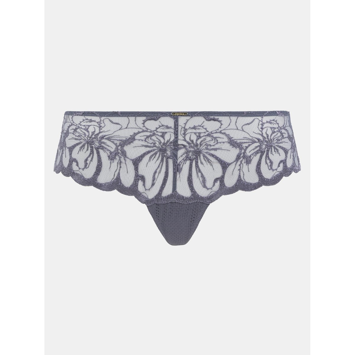 Shorty dégagé FLEURS fancy grey, CHANTELLE