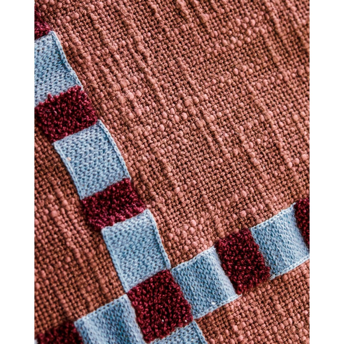 Housse de coussin Cross marron, HOUSE DOCTOR
