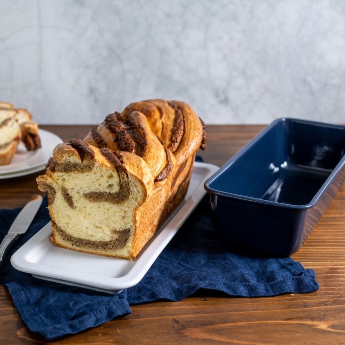Set de 3 moules à cakes BACK LIEBE bleu, DR OETKER