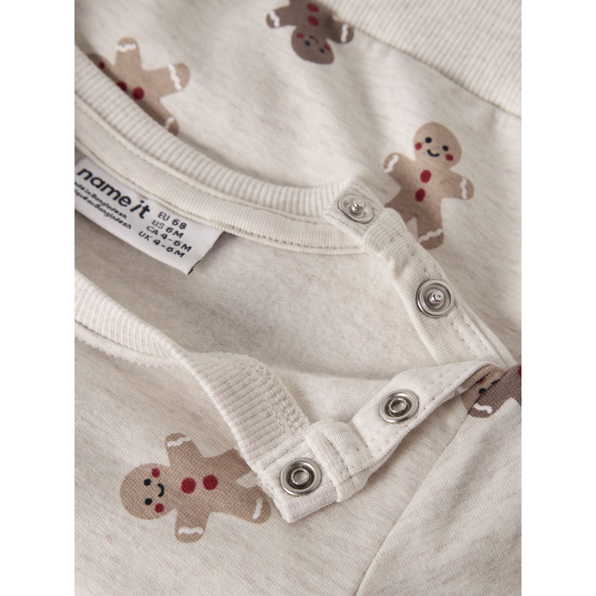Sweat-Shirt blanc - peyote melange1, NAME IT