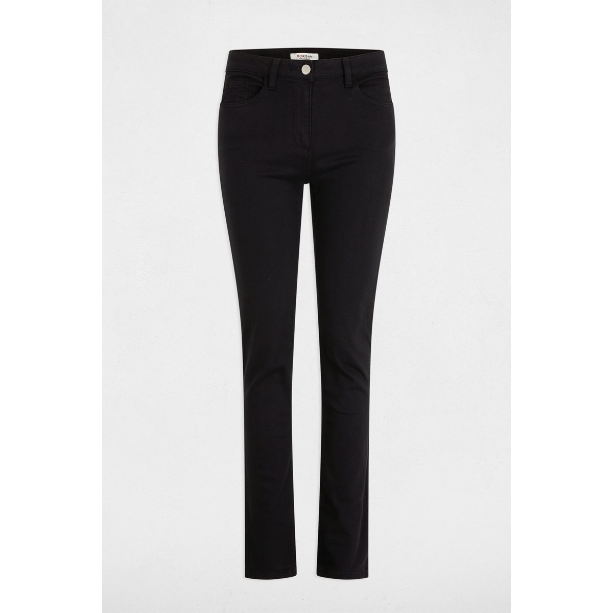 Pantalon droit noir, MORGAN