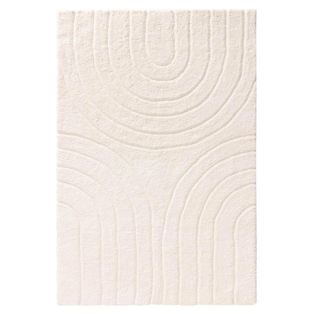 Tapis à poils longs EMY crème, BENUTA 