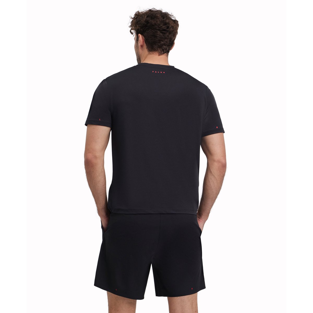 T-Shirt noir, FALKE