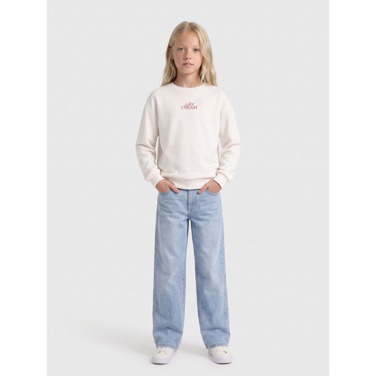 Sweat-Shirt cloud dancer, KIDS ONLY