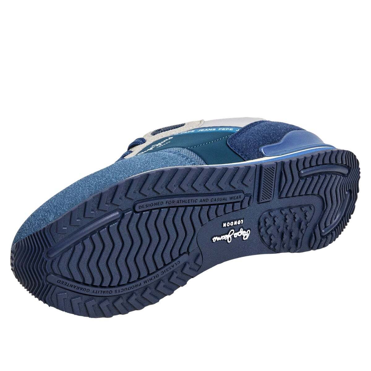Baskets Combinées bleu acier, PEPE JEANS