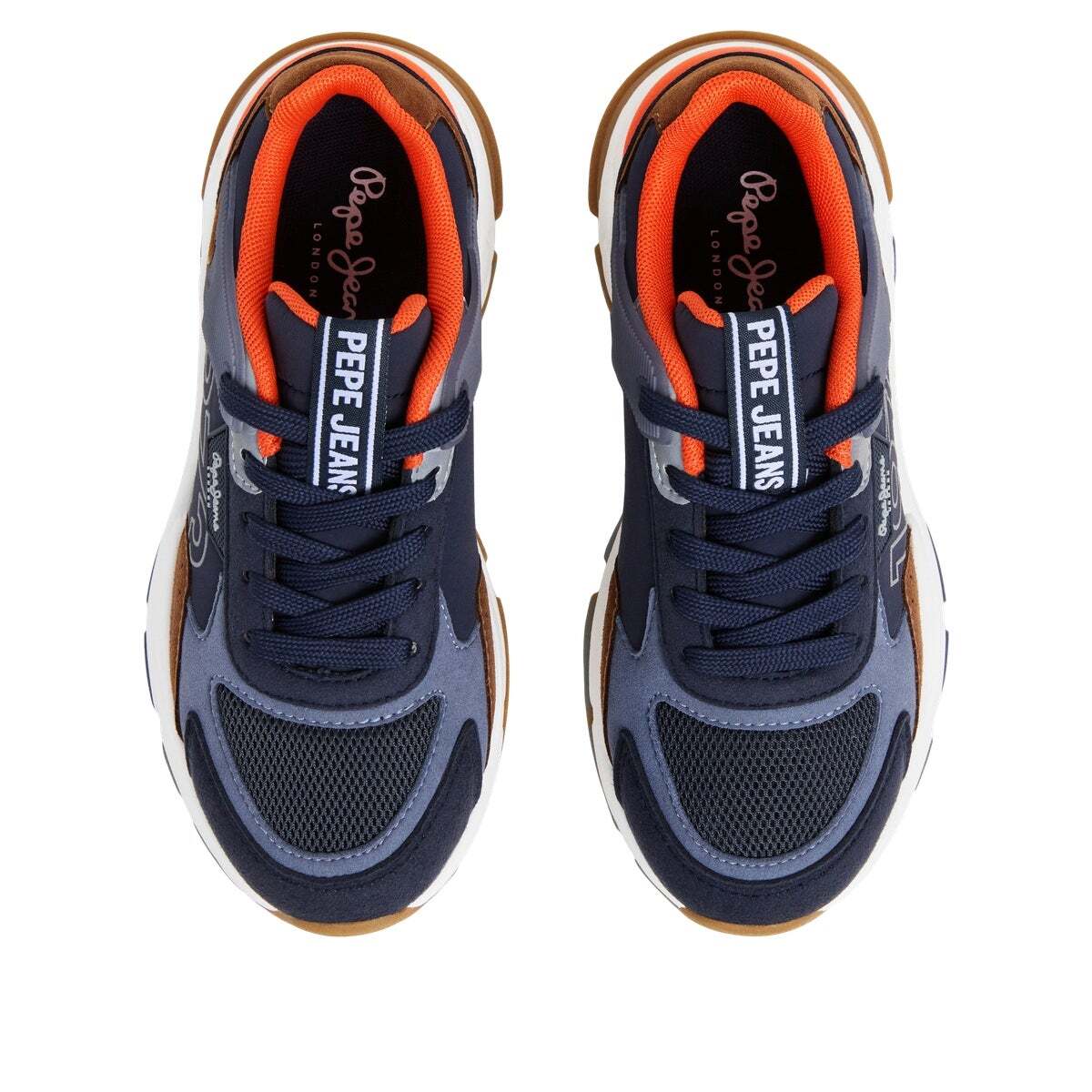 Baskets Combinées marine, PEPE JEANS
