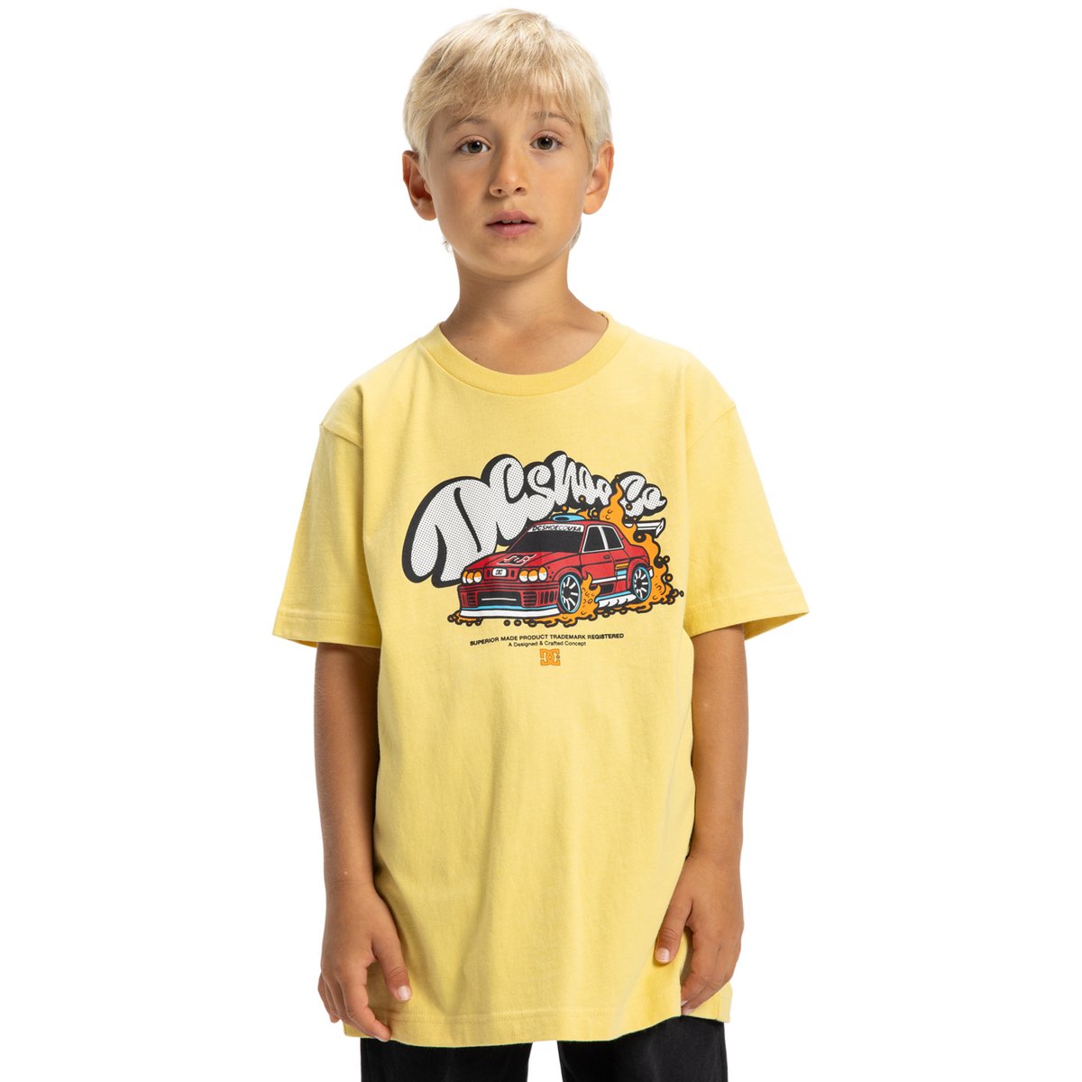 DC Shoes Apparel|Tops Garçon 8-16 ans EDBZT03442 jaune dusky citron, DC SHOES